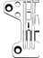 Juki Overlok 3600-6700 6 Iplik PLAKA/R4612-J6D-E01 1