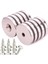 Mıknatıs, D15X10/5,5X3 Havşa Delikli Güçlü Neodyum Mıknatıs(3'lü Paket) 1