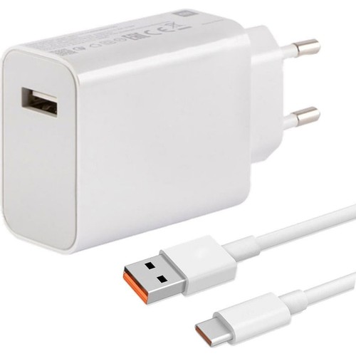 Xiaomi 33W Turbo Şarj Aleti Seti Type C 5A Qualcomm 4.0