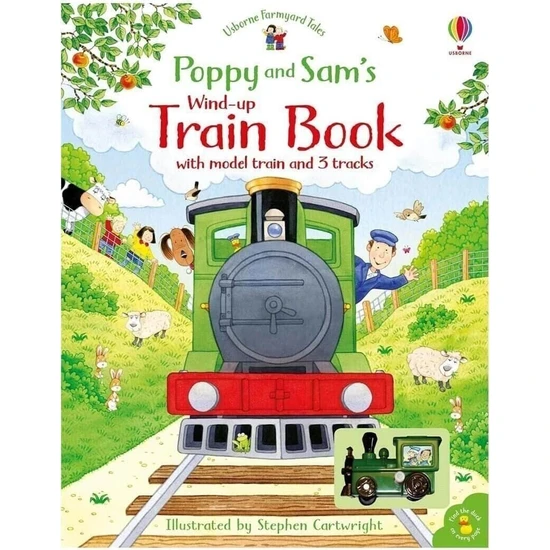 Usborne Poppy And Sam's Wind-Up Train Book