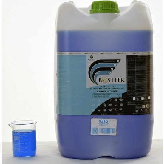 Agroege Bosteer ( Bakır Sülfat ) Cupper % 8 Sıvı Bakır ( 20 Litre )