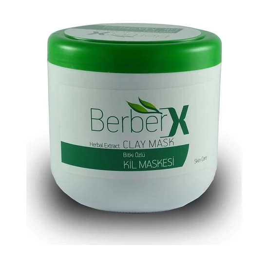 BerberX Bitki Özlü Kil Maskesi 650 gr