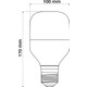 Wondeks 30W T-Shape LED Ampul (Beyaz)