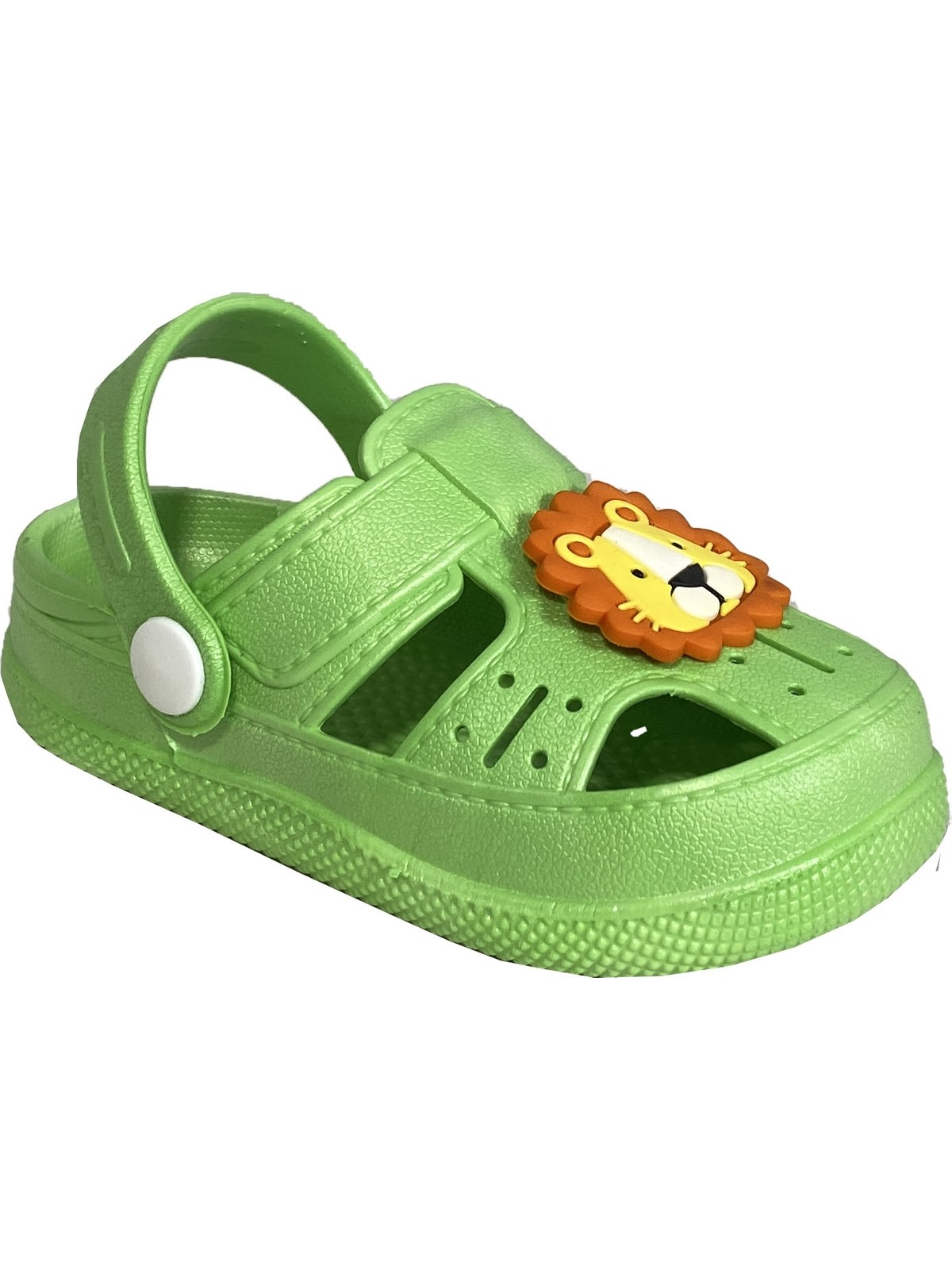 Daye Kaydırmaz Aslan Desenli Çocuk Sandalet Terlik Sarı Silikon Malzeme ile Günlük Kullanım İçin - Görsel 3