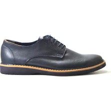 Komcero 7416  Soft Deri Lacivert Casual Erkek Ayakkabı