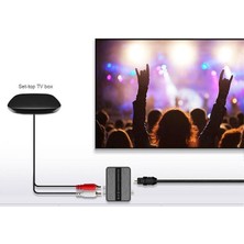 S-Link Swapp SW-HDO3090 Iki Yönlü Optik To Rca Ses Çevirici Adaptör