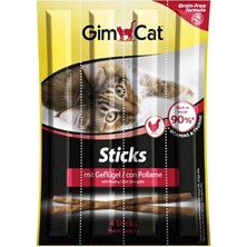 Gimcat Sticks Tavuklu ve Ciğerli Kedi Ödülü 4 Lü