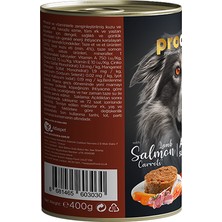 Pro Choice Adult Kuzu Somon ve Havuçlu  Köpek Konservesi 6X400 gr