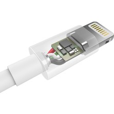 Choetech Lightning USB Şarj Kablosu MFI Lisanslı 1.2 Metre - IP0026 - Beyaz