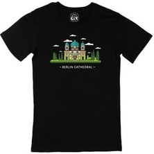 Cix Berlin Katedrali Siyah Tişört