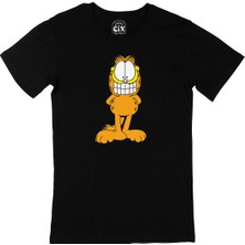 Cix Gıcık Garfield Siyah Tişört
