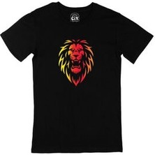 Cix Sarı Kırmızı Aslan Siyah Tişört