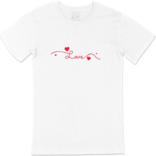Cix Kırmızı Kalpli Aşk Tişört