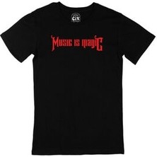 Cix Kırmızı Music Is Magıc Siyah Tişört
