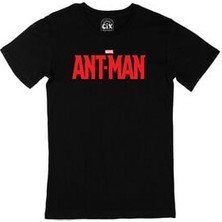 Cix Kırmızı Ant Man Logolu Siyah Tişört