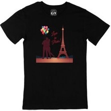 Cix Love In Paris Siyah Tişört