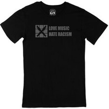 Cix Love Music Hate Racism Siyah Tişört