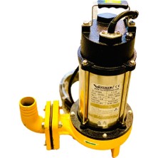 Vortex Cut - 1500AF T 2 Hp DN50'' Öğütücülü Çelik Içten Bıçaklı Pis Su Foseptik Dalgıç Pompa