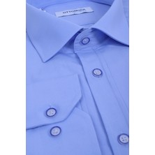 Ottomoda Klasik Uzun Kollu Regular Fit Erkek Beyaz Gömlek, OT-CP-20102