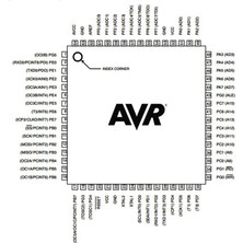 Atmel ATMEGA2561-16AU 8-Bit 16MHZ Smd Mikrodenetleyici TQFP64