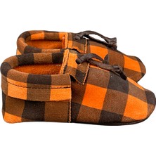 Walker London Erkek Çocuk Ekose Taba W333MCSY211006 Hakiki Deri Makosen