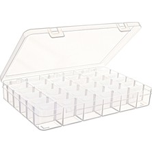 36 Bölmeli Ayarlanabilir Organizer Plastik Kutu
