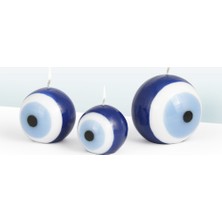 Coho Lumina Nazarlık Küre Mum - 7&8&10 cm - 3 Lü Set