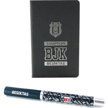 Beşiktaş Kalem Termo Deri Defter Vip Set Ahşap Kutulu