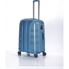 Albatros PP500 618 Pp Valiz Ice Blue Orta Boy