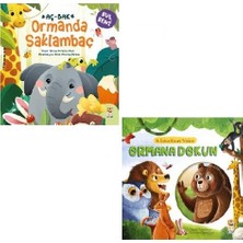 Sincap Kitap Ormanda Saklambaç Bul Beni + Ormana Dokun Ilk Dokun Hisset Kitabım 2 Kitap Set
