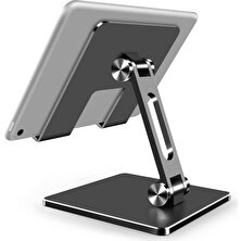 Masa Üstü Tablet Tutucu MacBook Standı Alüminyum Alaşım 5" - 13" Inc