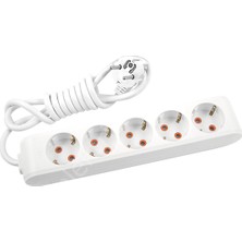 Viko Ekonomik 5'li Grup Priz Topraklı Çocuk Korumalı 5 Metre