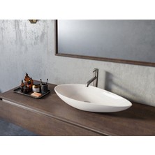 Turkuaz Seramik Cerastyle Olive 75CM Tezgah Üstü Çanak Lavabo