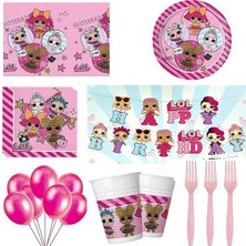 Balonevi Lol Bebekler 8 Kişilik Parti Seti