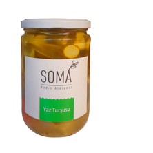 Soma Kadın Atölyesi Karışık Yaz Turşusu Katkısız Ev Yapımı 500 gr Mevsim Sebzeleriyle