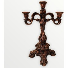 Polyester Üçlü Şamdan