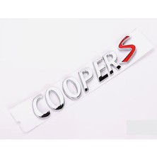 Rosetr Mini Cooper Bagaj Cooper S Yazı