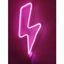 Dekoraven Şimşek Neon LED Dekoratif Aydınlatma