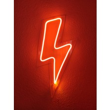 Dekoraven Şimşek Neon LED Dekoratif Aydınlatma