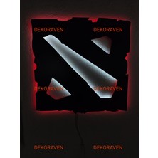 Dekoraven Dota 2 LED Işıklı Tablo