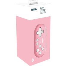 8bitdo Zero 2 Bluetooth Oyun Kolu Nintendo Switch, Pc, Mac Os, Android Pembe