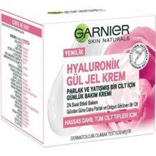 Garnier Hyaluronik Gül Jel-Krem - Parlak Ve Yatışmış Bir Cilt Için Günlük Bakım Kremi