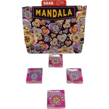 Silka Mandala Kalpli Silgi 4'lü