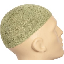 Mercan Namaz Takkesi  Fıstık Yeşili  12 Adet