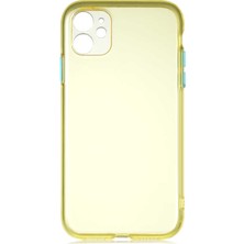 Case 4U Apple iPhone 11 Kılıf Bistro Kapak Sarı