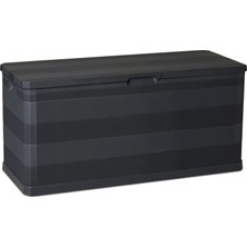 Toomax Multibox Elegance 280L Bahçe Depolama Sandığı, Plastik Sandık Siyah