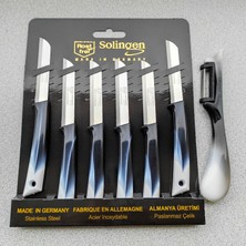 Solingen  7 Parça Set > 6 Tırtıklı Bıçak + 1 Yan Soyacak