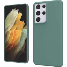 Casetify Samsung Galaxy S21 Ultra Lansman Kılıf Haki Yeşil