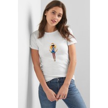 Qivi Riverdale Josie Mccoy Kadın Beyaz Tshirt