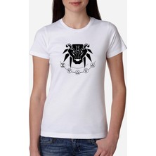 Qivi The Witcher School Of The Bear Kadın Beyaz Tshirt